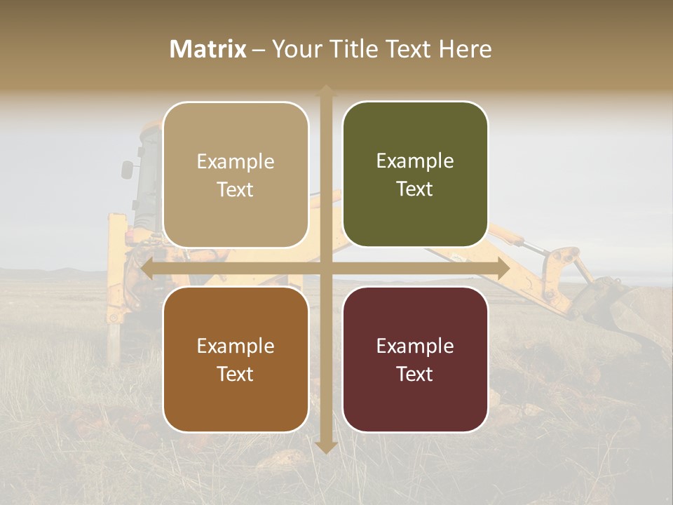 Storm Bucket Site PowerPoint Template