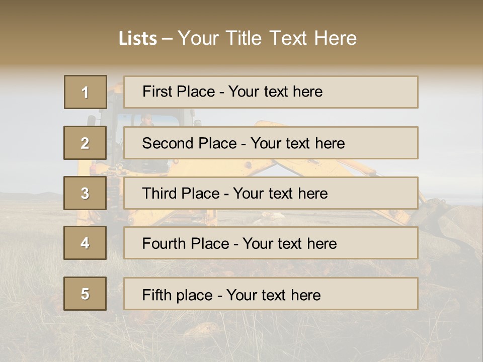 Storm Bucket Site PowerPoint Template