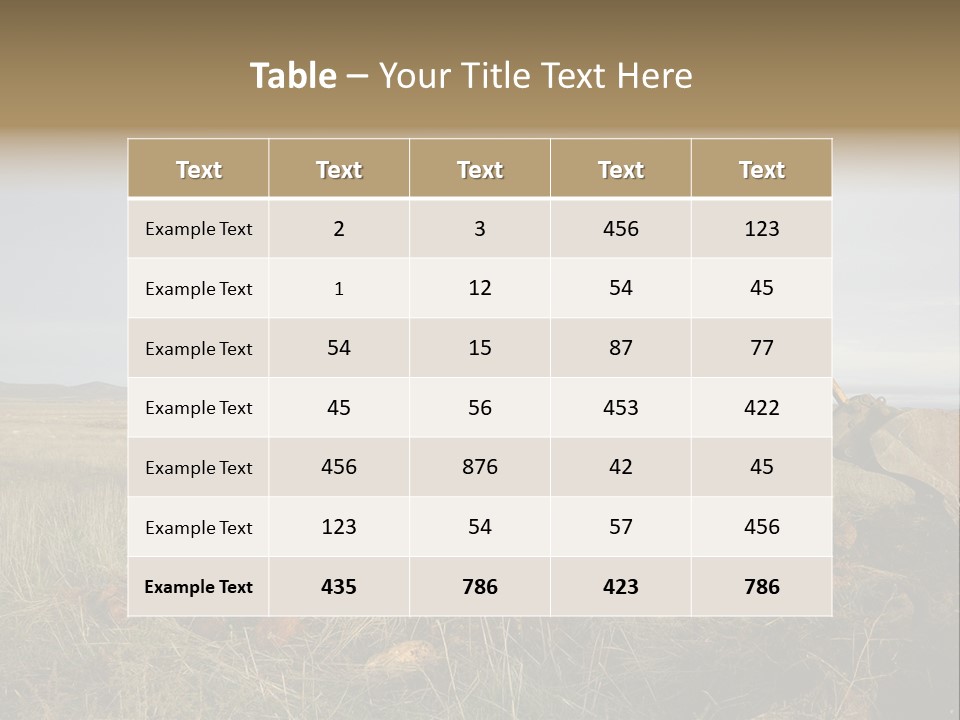 Storm Bucket Site PowerPoint Template