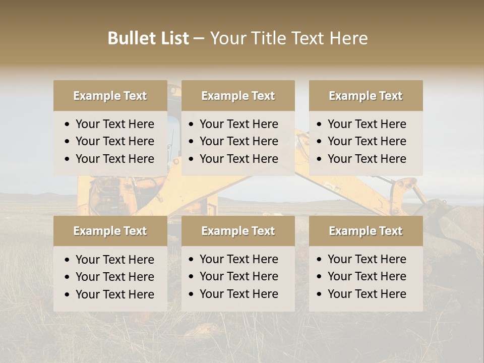 Storm Bucket Site PowerPoint Template