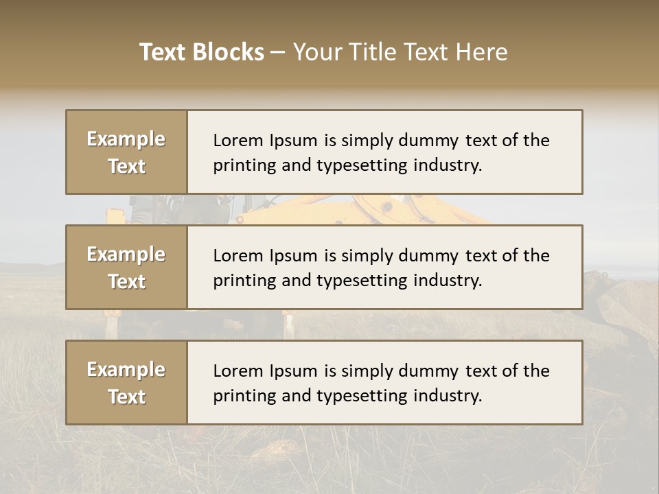 Storm Bucket Site PowerPoint Template