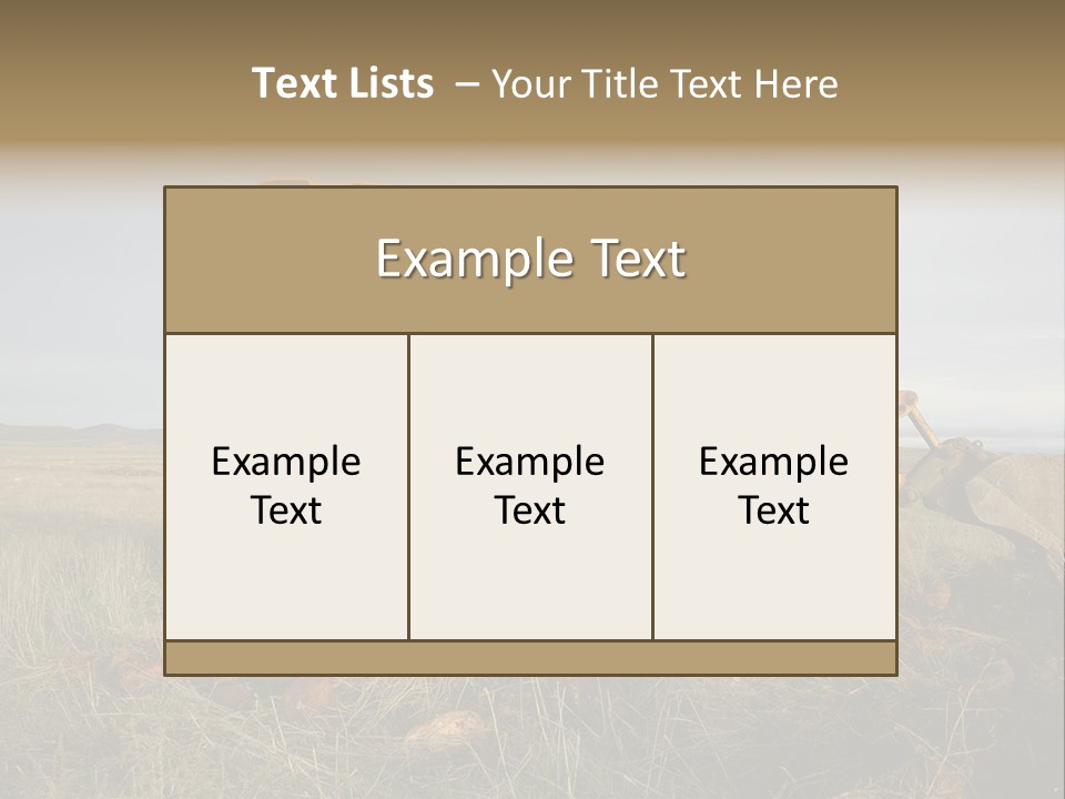 Storm Bucket Site PowerPoint Template