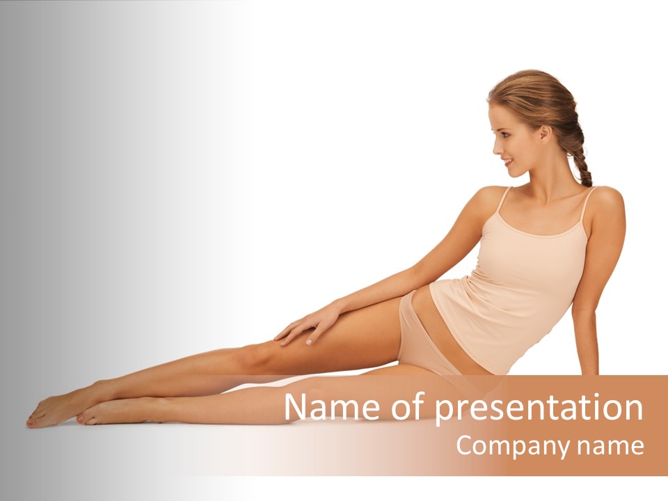 Comfort Smiling Beige PowerPoint Template