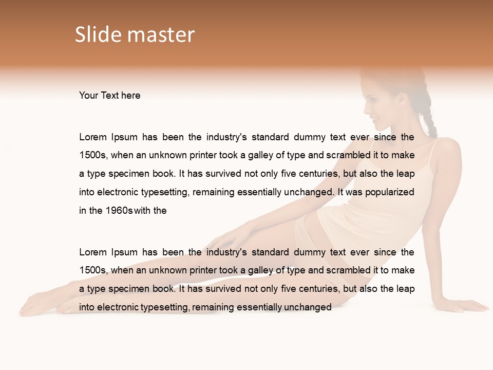 Comfort Smiling Beige PowerPoint Template