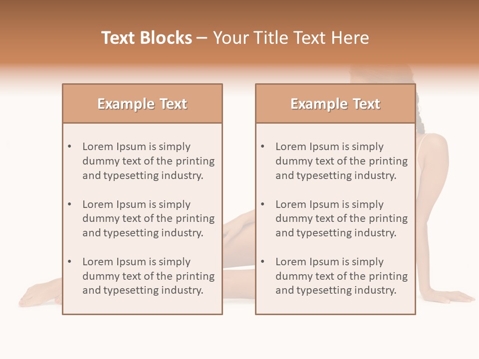 Comfort Smiling Beige PowerPoint Template