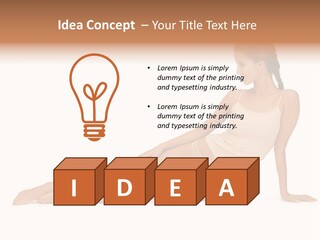 Comfort Smiling Beige PowerPoint Template