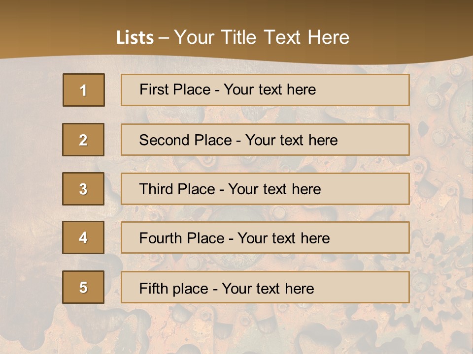 Industry Motion Metallic PowerPoint Template