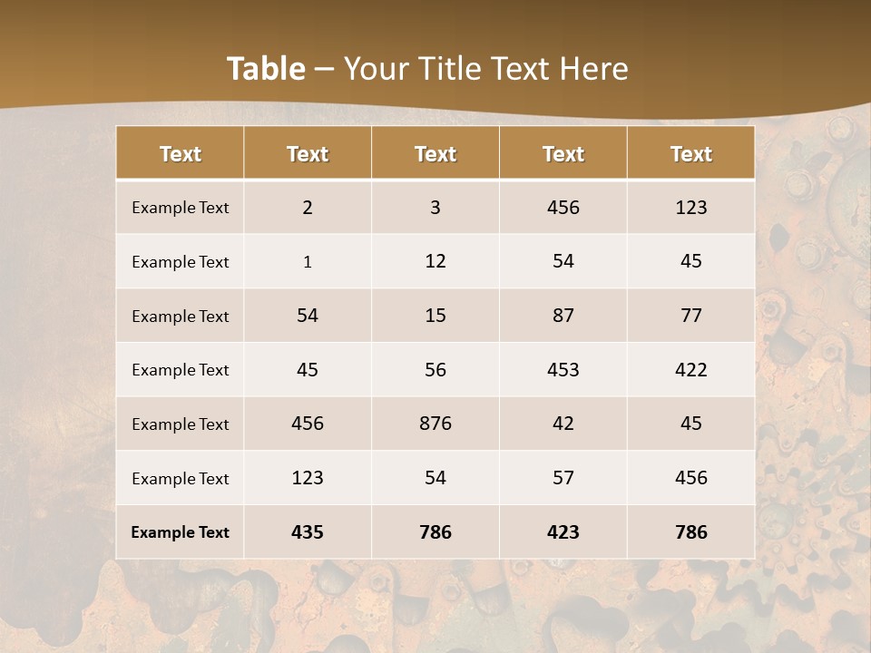 Industry Motion Metallic PowerPoint Template