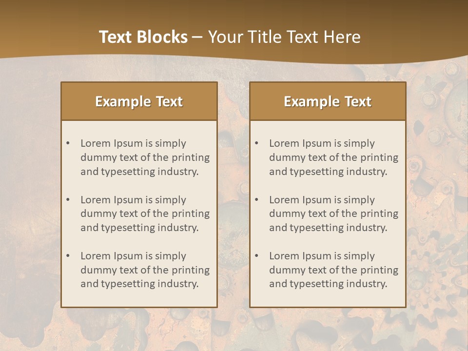 Industry Motion Metallic PowerPoint Template