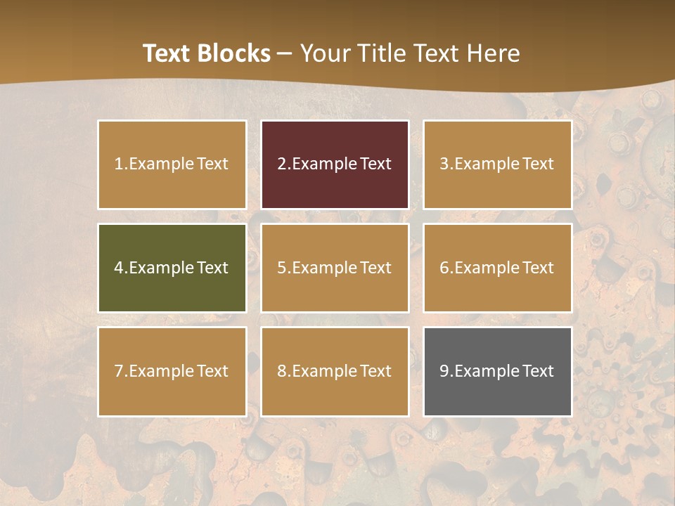 Industry Motion Metallic PowerPoint Template