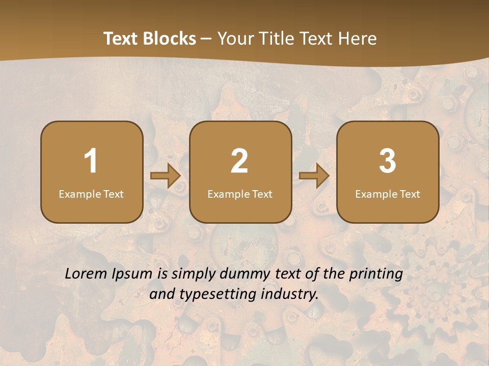 Industry Motion Metallic PowerPoint Template