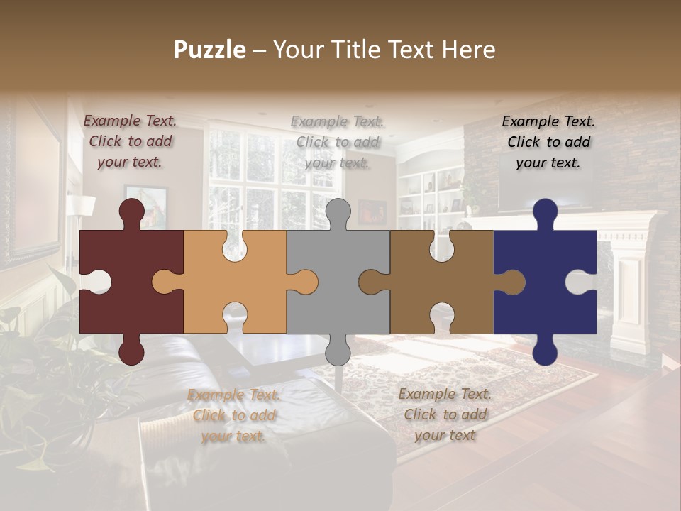 Colorful Luxury Carpet PowerPoint Template