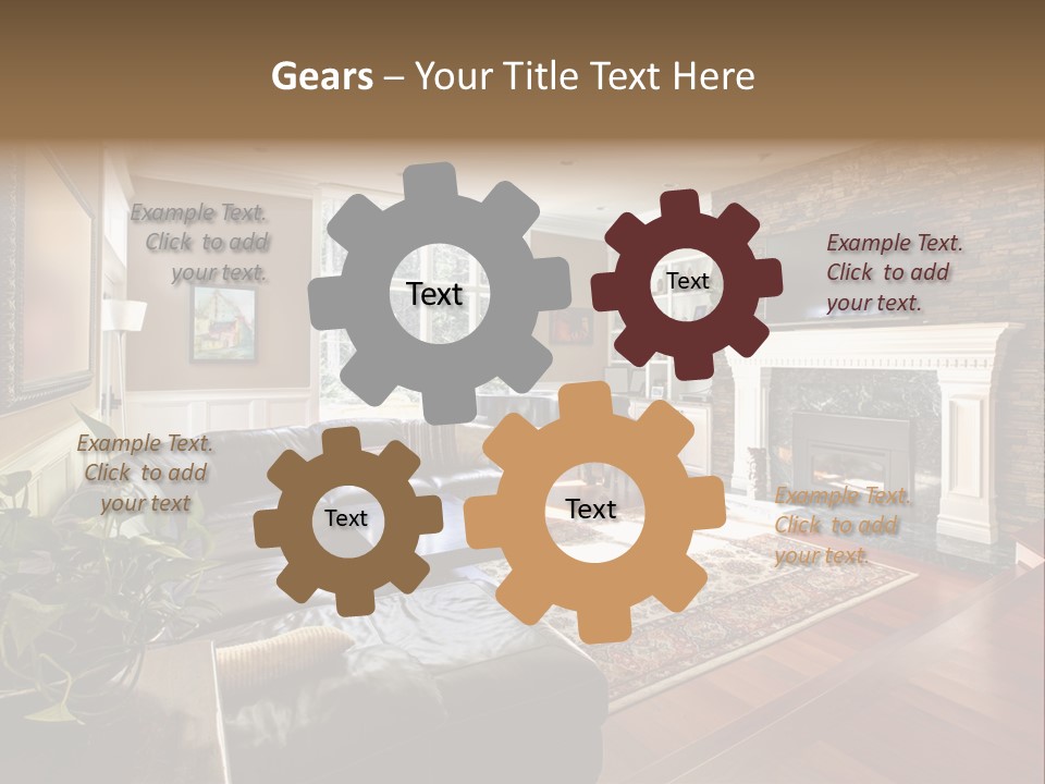 Colorful Luxury Carpet PowerPoint Template