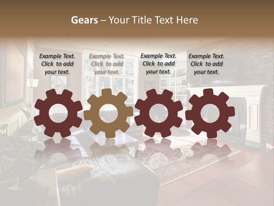 Colorful Luxury Carpet PowerPoint Template