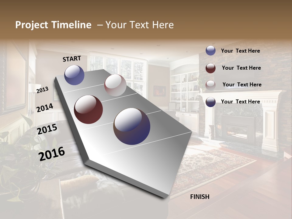 Colorful Luxury Carpet PowerPoint Template