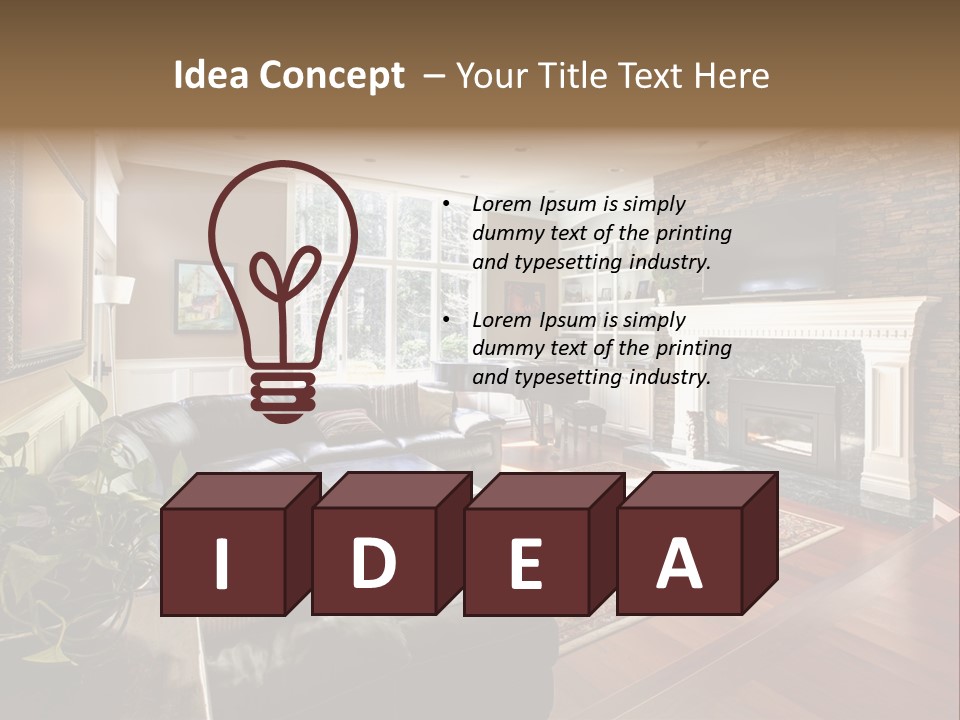 Colorful Luxury Carpet PowerPoint Template