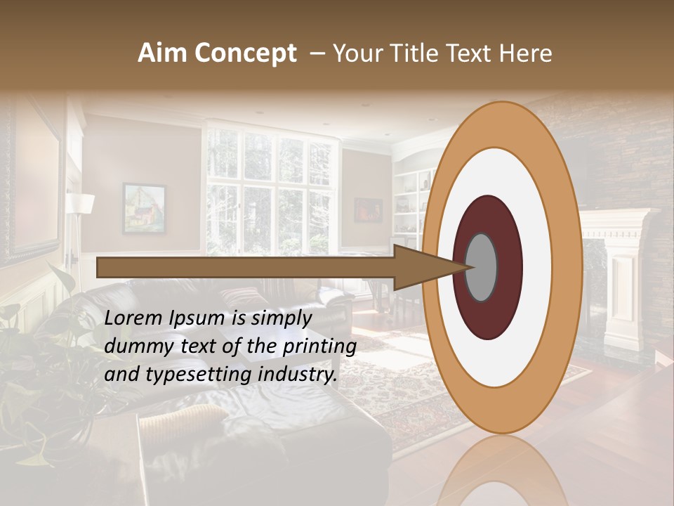 Colorful Luxury Carpet PowerPoint Template