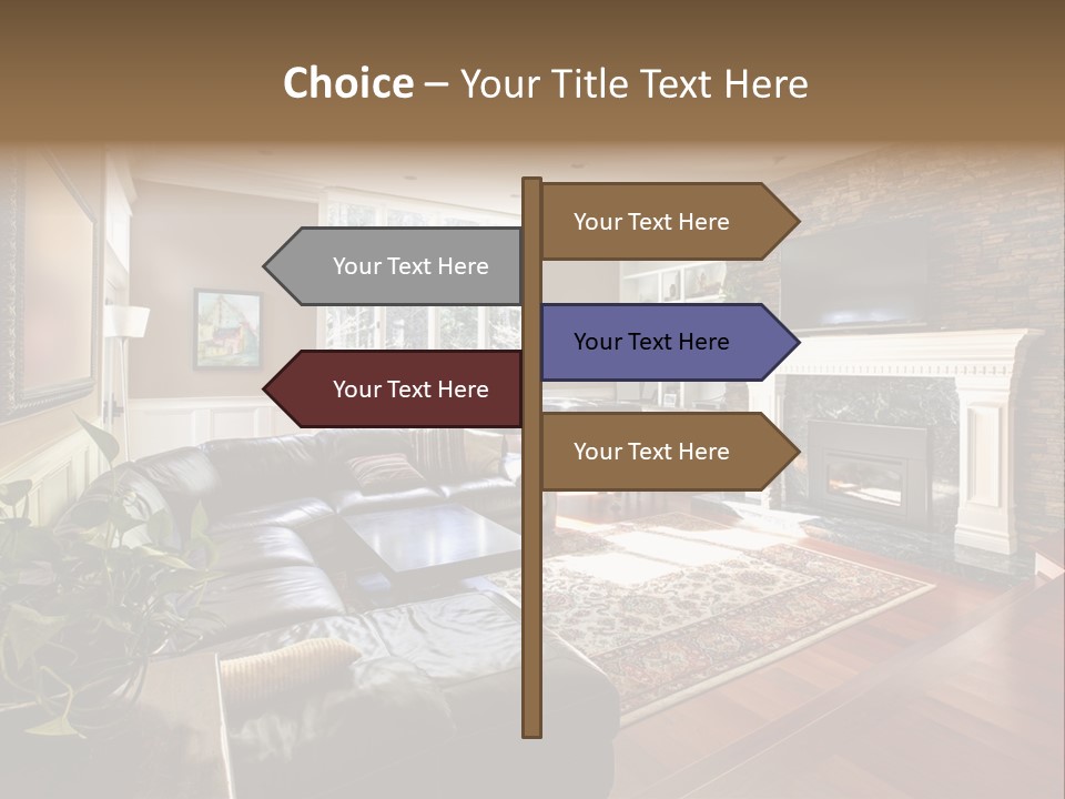 Colorful Luxury Carpet PowerPoint Template