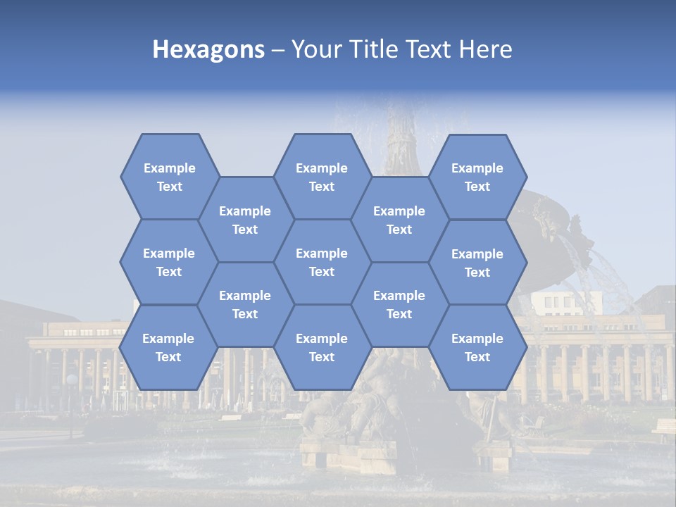 Statue Cityscape Germany PowerPoint Template