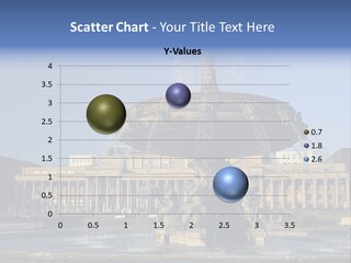 Statue Cityscape Germany PowerPoint Template