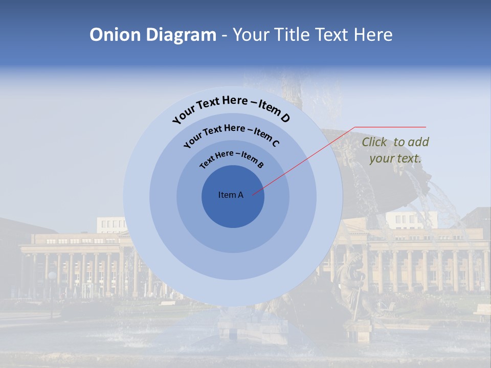 Statue Cityscape Germany PowerPoint Template