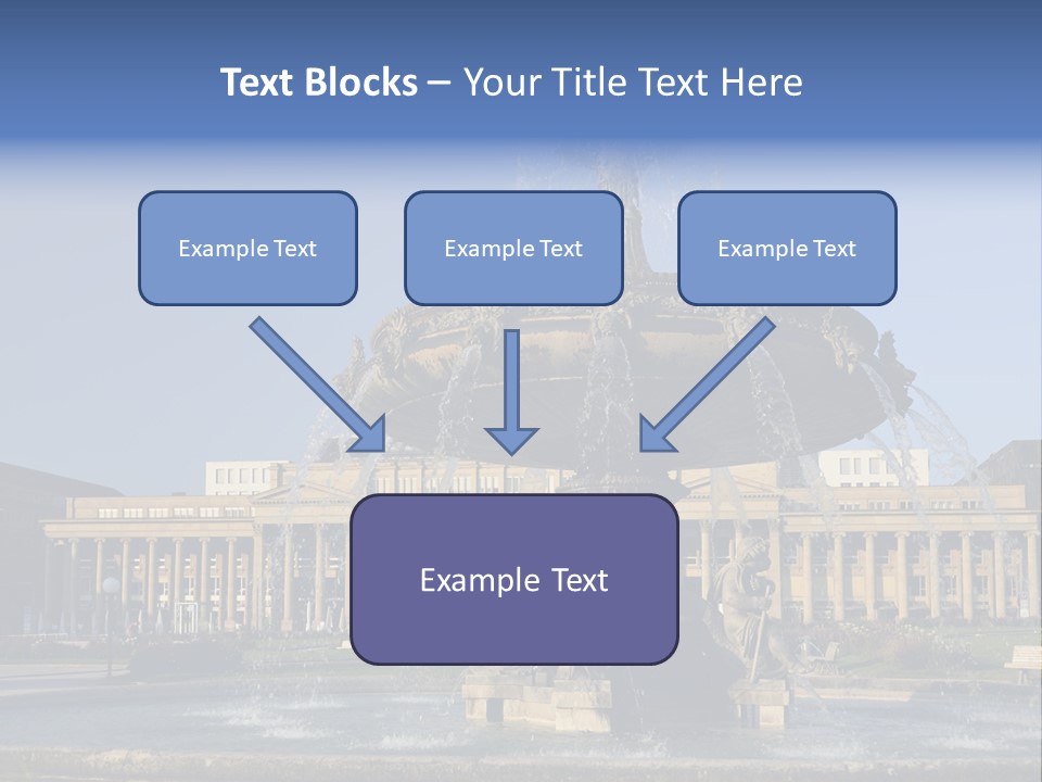 Statue Cityscape Germany PowerPoint Template