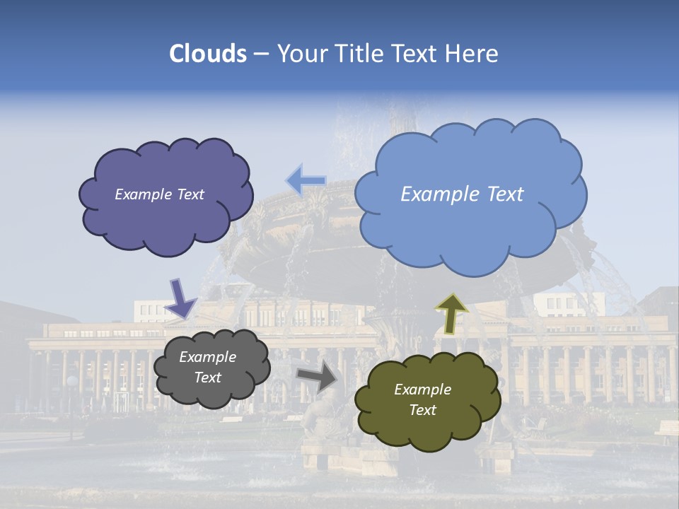 Statue Cityscape Germany PowerPoint Template