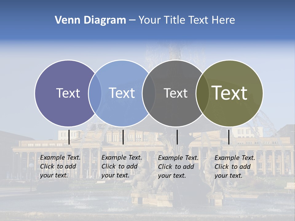 Statue Cityscape Germany PowerPoint Template