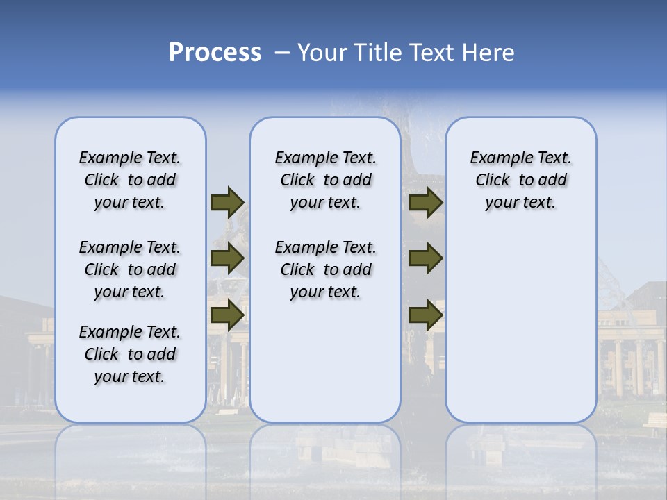 Statue Cityscape Germany PowerPoint Template