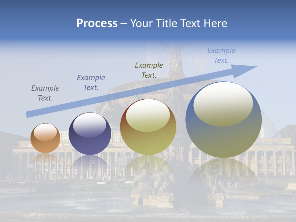 Statue Cityscape Germany PowerPoint Template