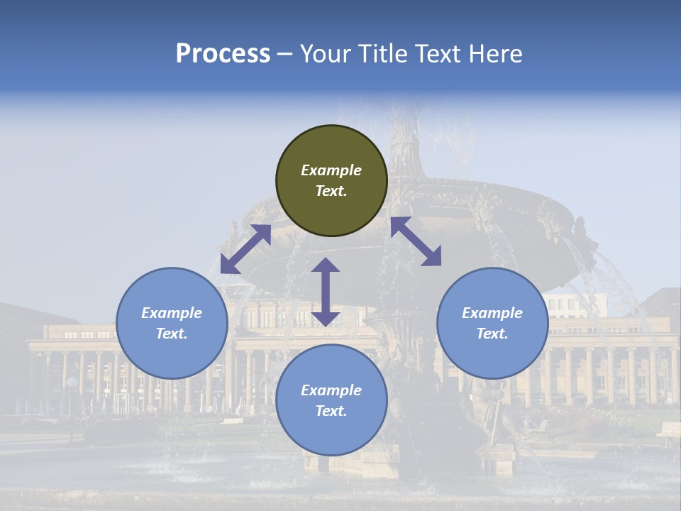 Statue Cityscape Germany PowerPoint Template