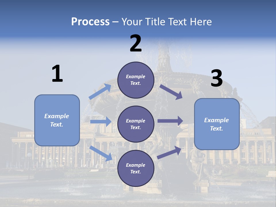 Statue Cityscape Germany PowerPoint Template