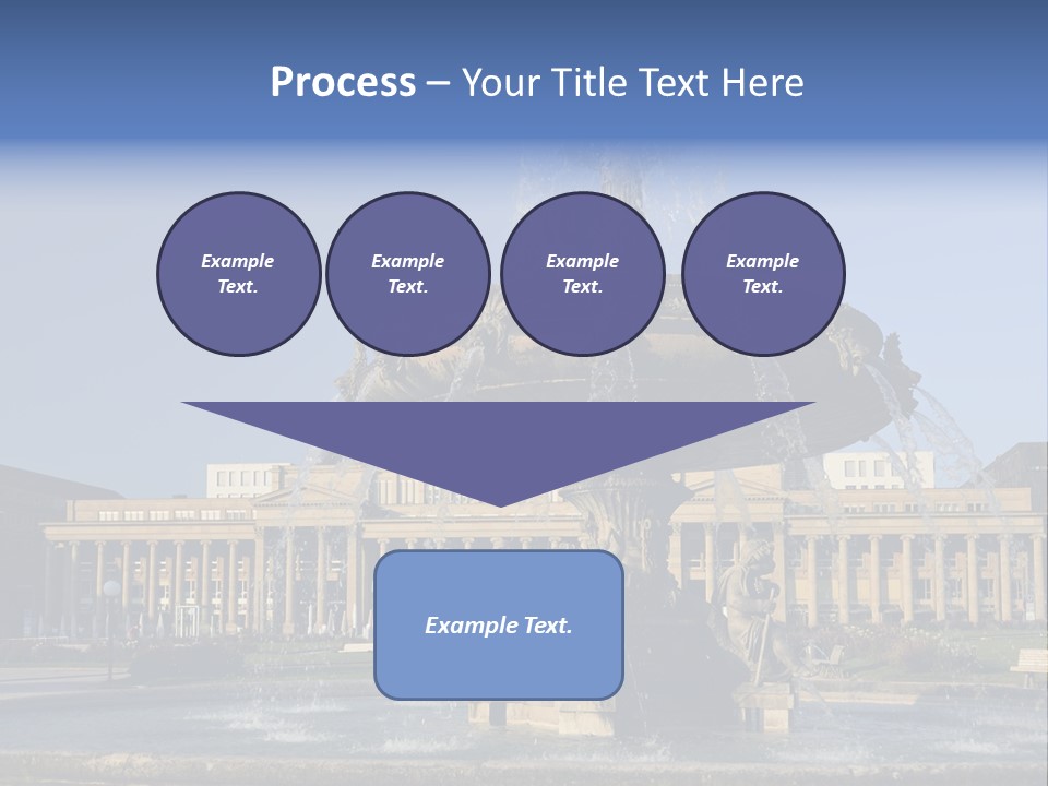 Statue Cityscape Germany PowerPoint Template