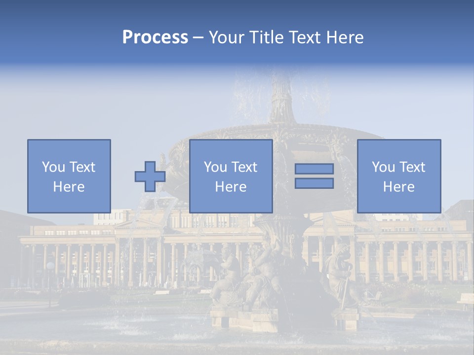 Statue Cityscape Germany PowerPoint Template