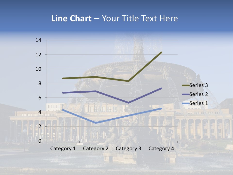 Statue Cityscape Germany PowerPoint Template