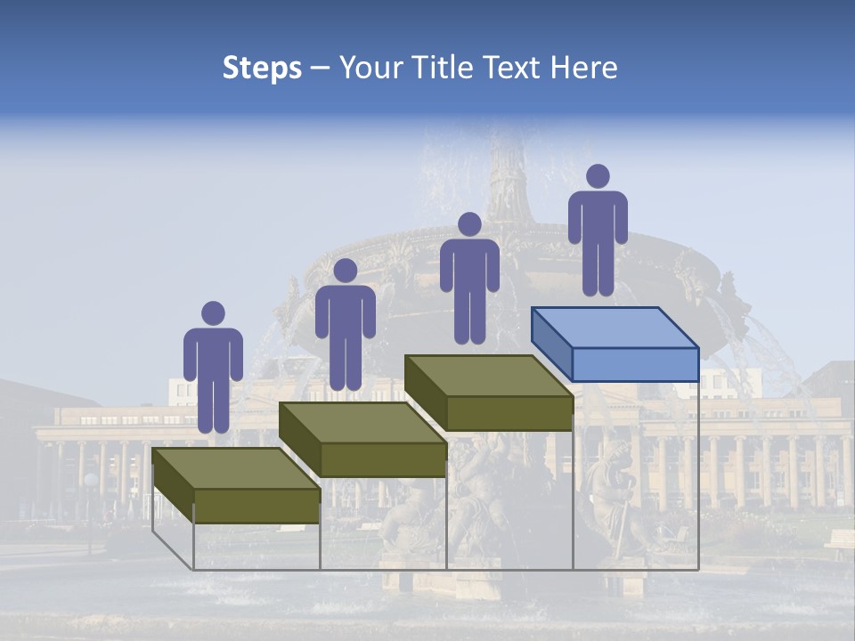 Statue Cityscape Germany PowerPoint Template
