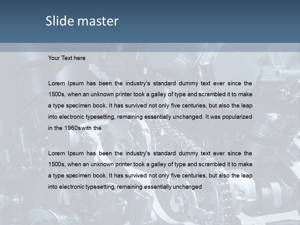 Power Close Up Shallow PowerPoint Template