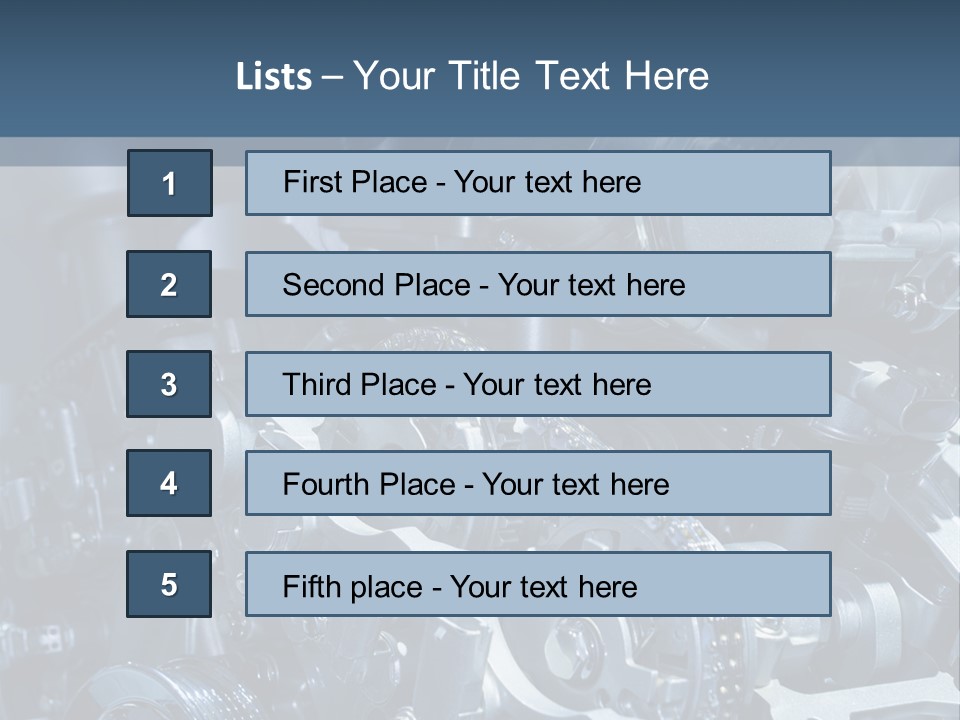 Power Close Up Shallow PowerPoint Template