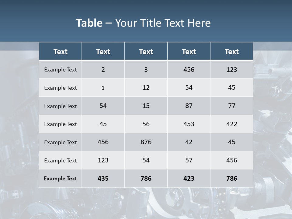 Power Close Up Shallow PowerPoint Template