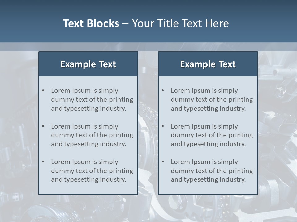 Power Close Up Shallow PowerPoint Template
