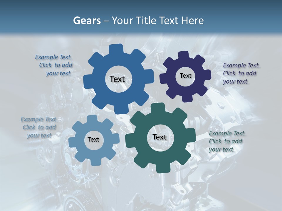 Sport Pulley Glimmer PowerPoint Template