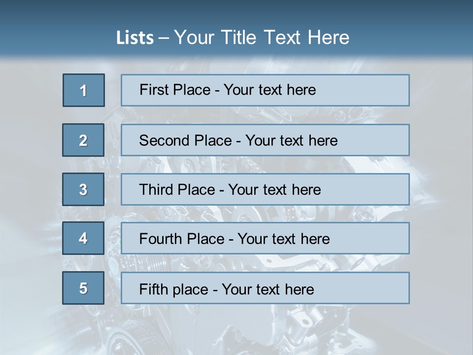 Sport Pulley Glimmer PowerPoint Template