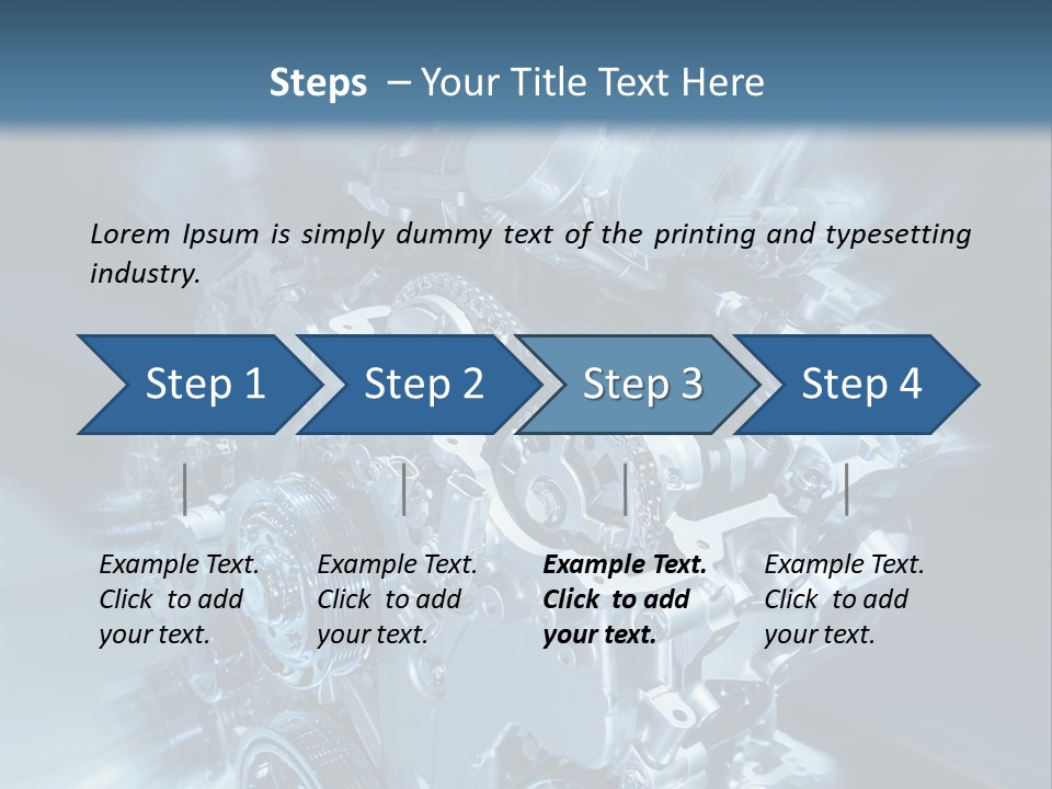 Sport Pulley Glimmer PowerPoint Template