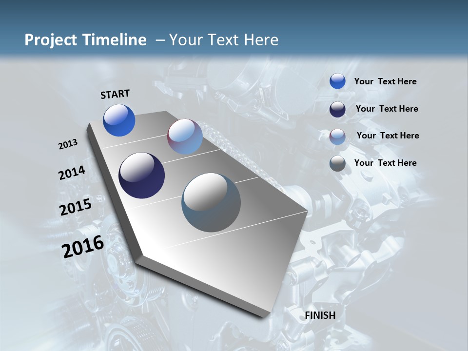 Sport Pulley Glimmer PowerPoint Template