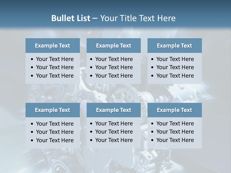 Sport Pulley Glimmer PowerPoint Template