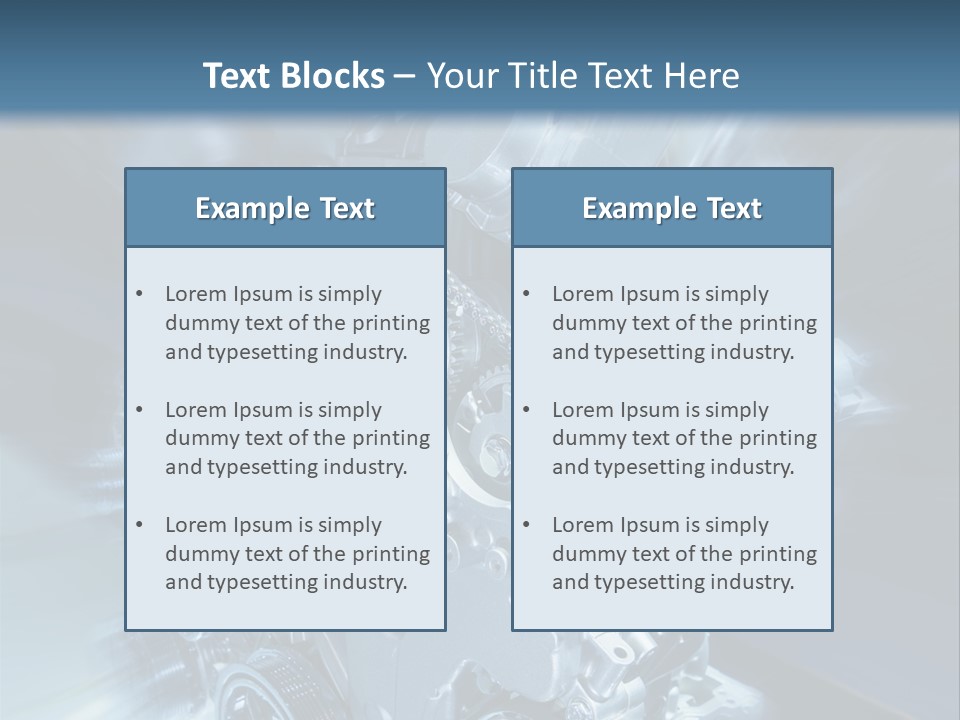 Sport Pulley Glimmer PowerPoint Template