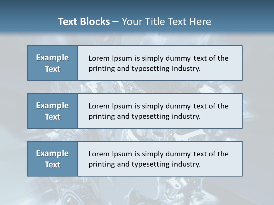 Sport Pulley Glimmer PowerPoint Template