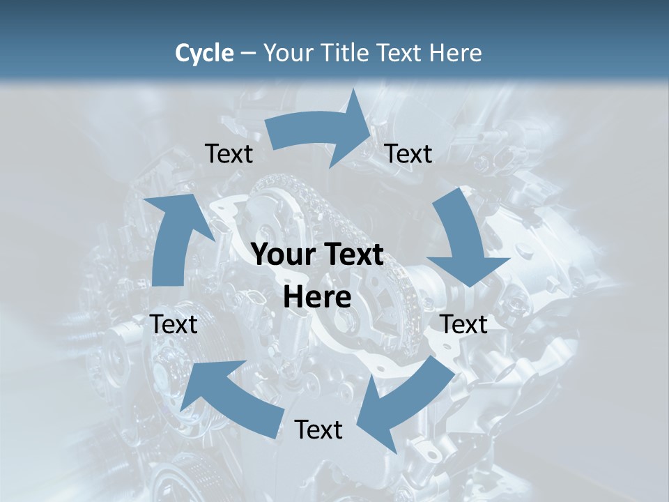 Sport Pulley Glimmer PowerPoint Template