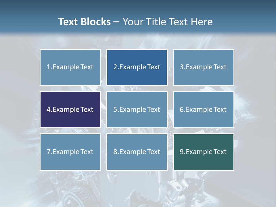 Sport Pulley Glimmer PowerPoint Template