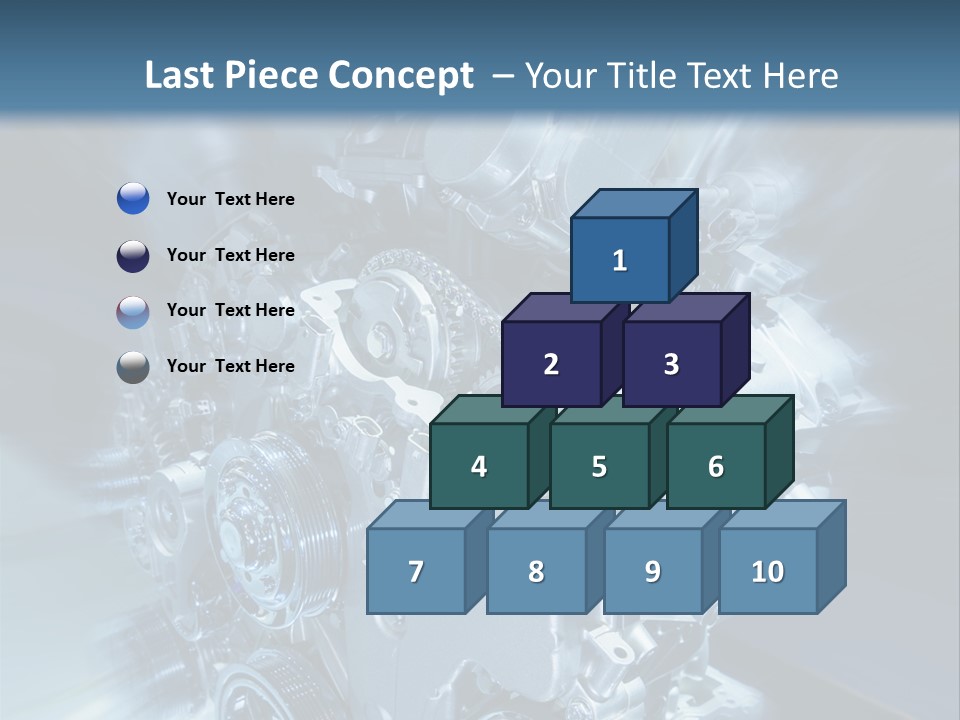 Sport Pulley Glimmer PowerPoint Template